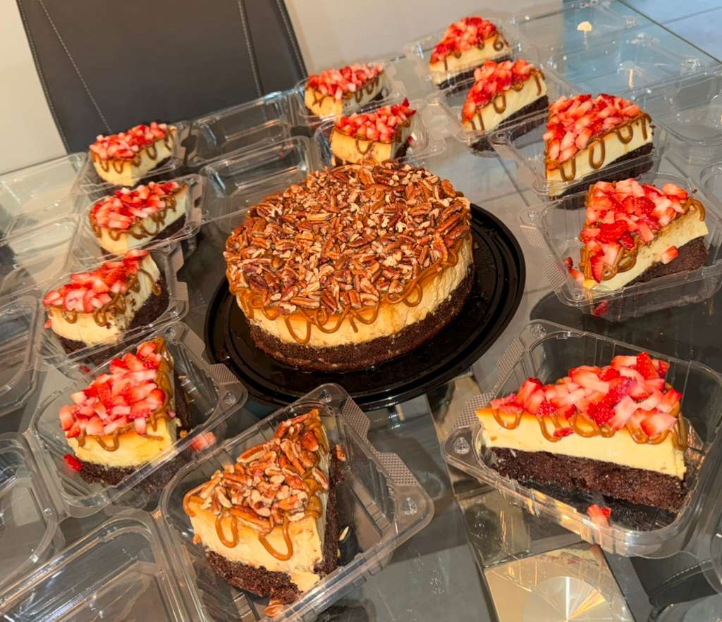 Chocoflan con cajeta